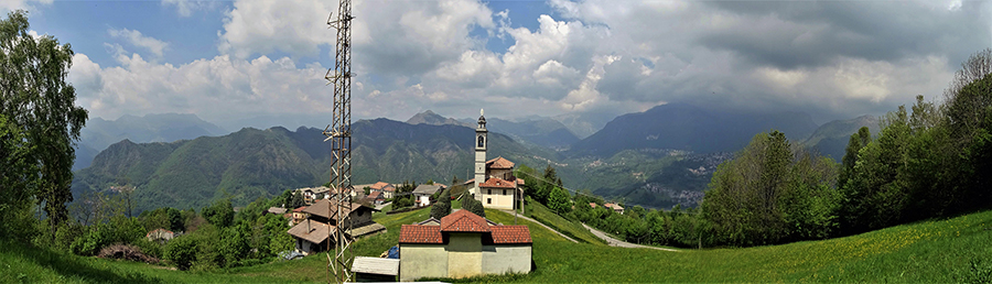 Vista panoramica su Miragolo San Salvatore